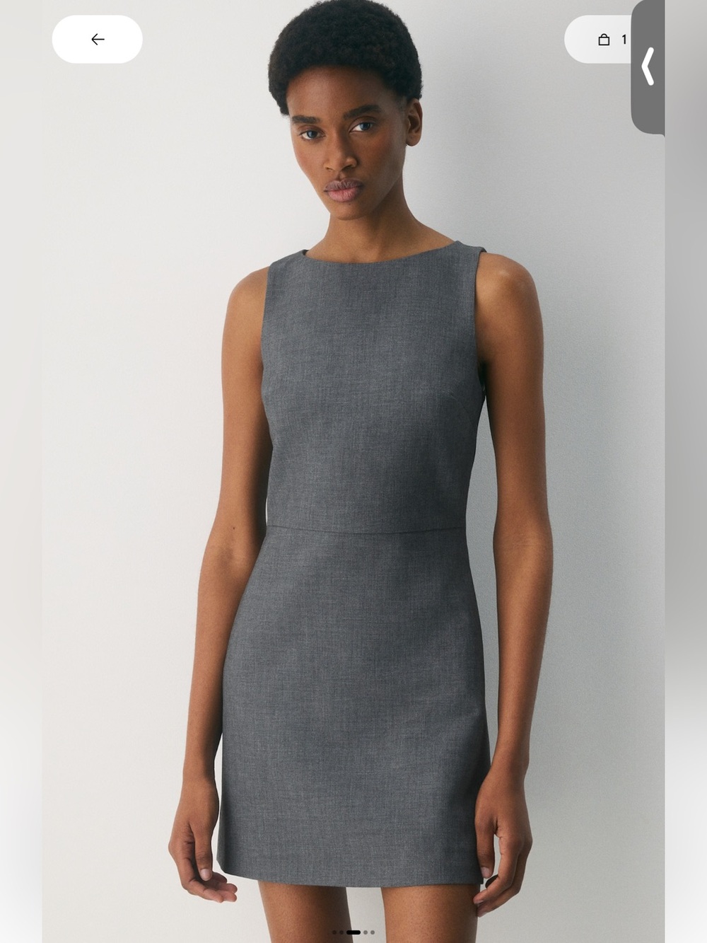 BOND DRESS ARITZIA GREY